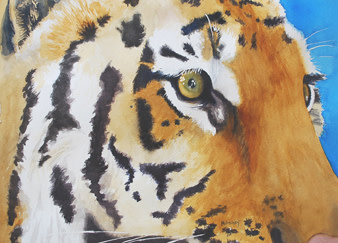 Caged Tigress by Terry Arroyo Mulrooney 