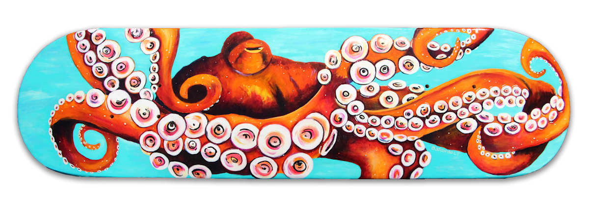 Skate Deck - Breakwater Buddy by Bobbi Bjornholt, Image 1.