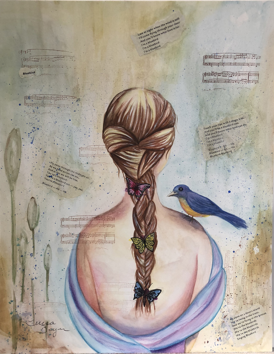 Blue Bird by Teresa Beyer  