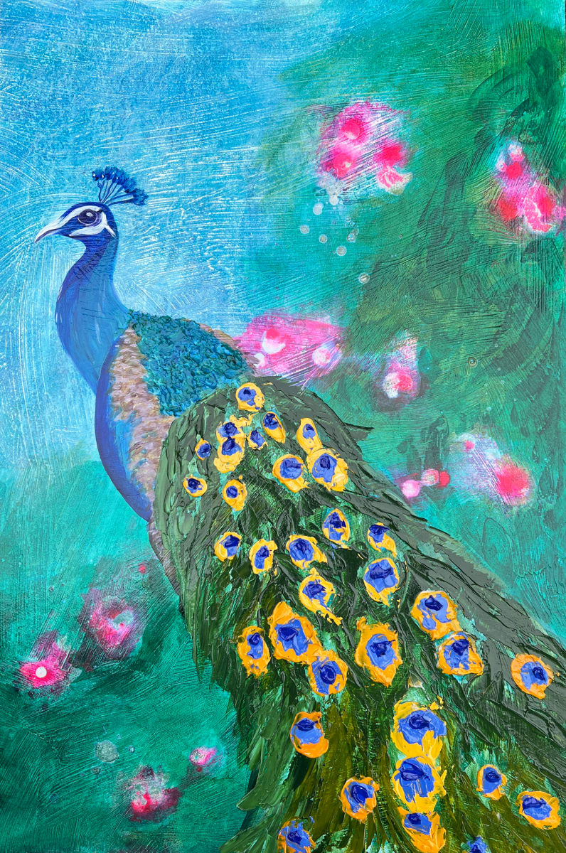 PeaCock by Teresa Beyer 