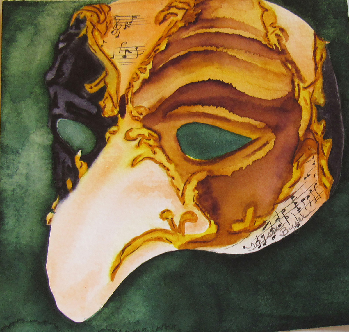 Musical Dr's Mask by Teresa Beyer  