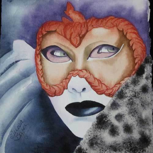 A well worn mask by Teresa Beyer  