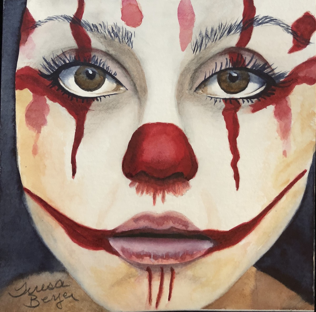 Tears of a Clown by Teresa Beyer  