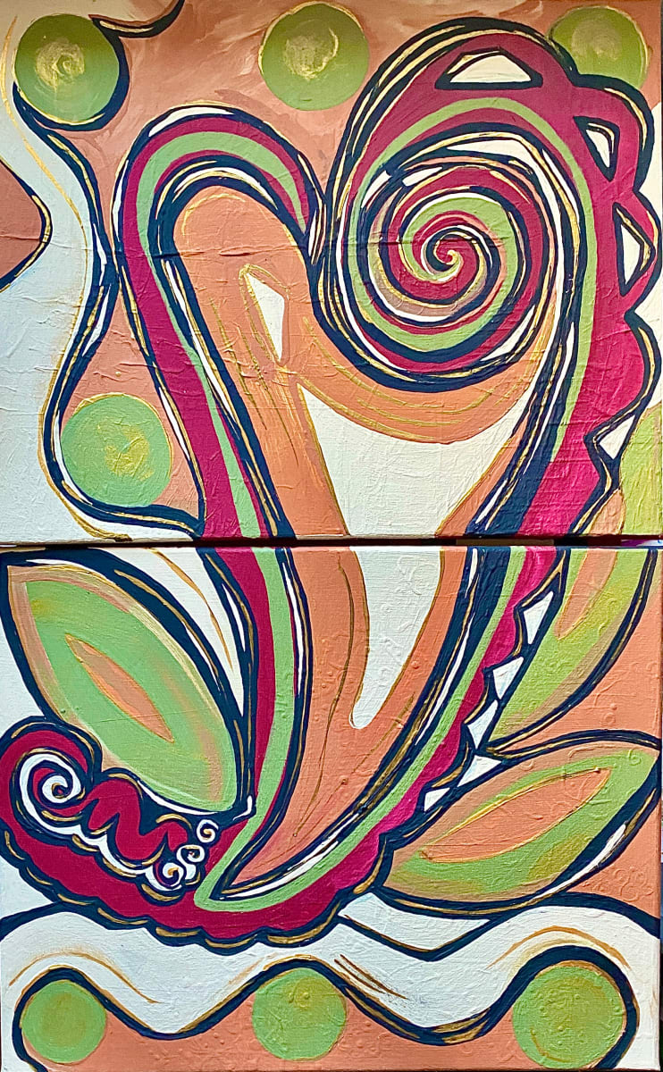 Heart Work ~ A diptych by Ing Weaver 