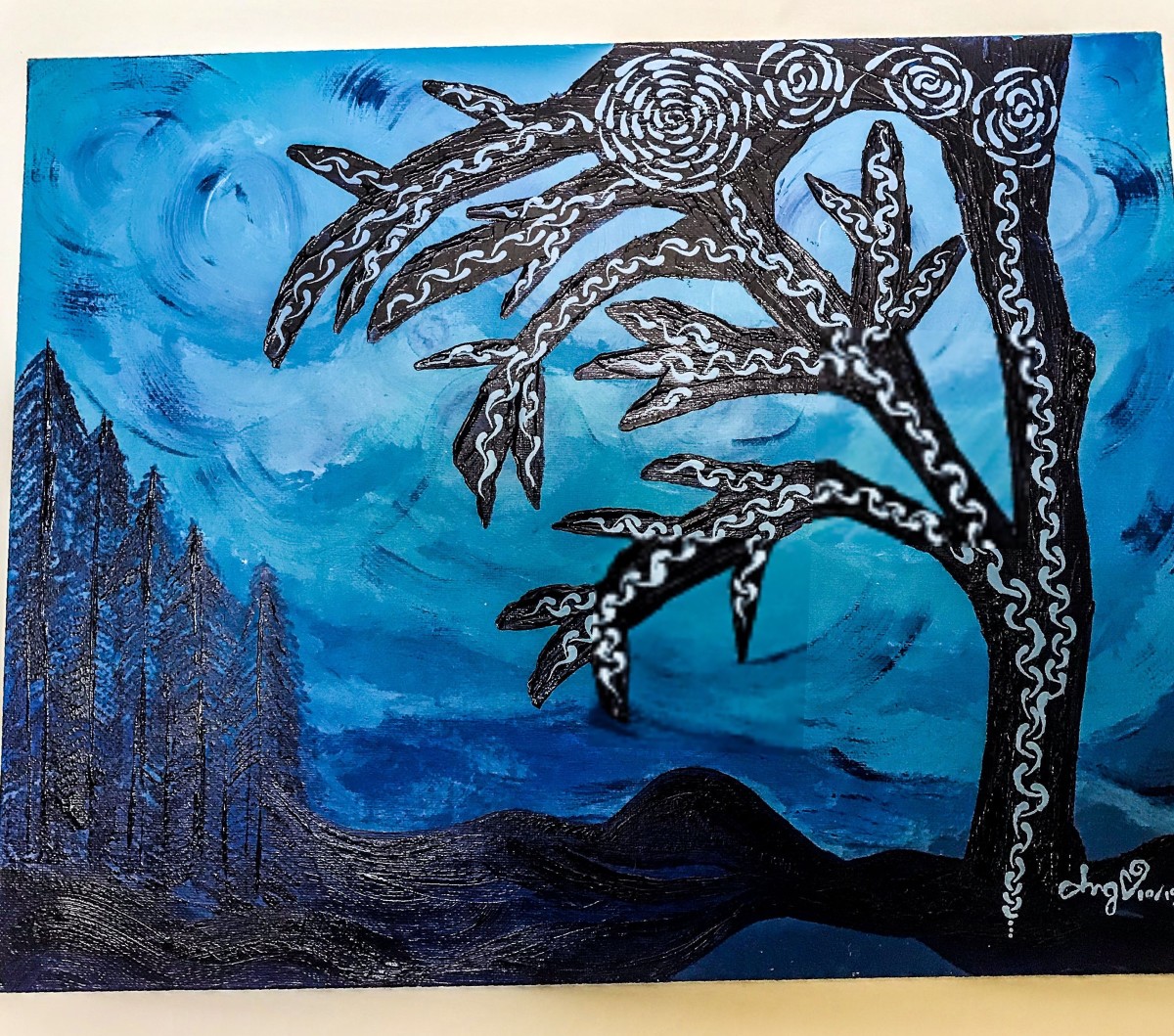 A Starry Blue Nightmare by Ing Weaver 