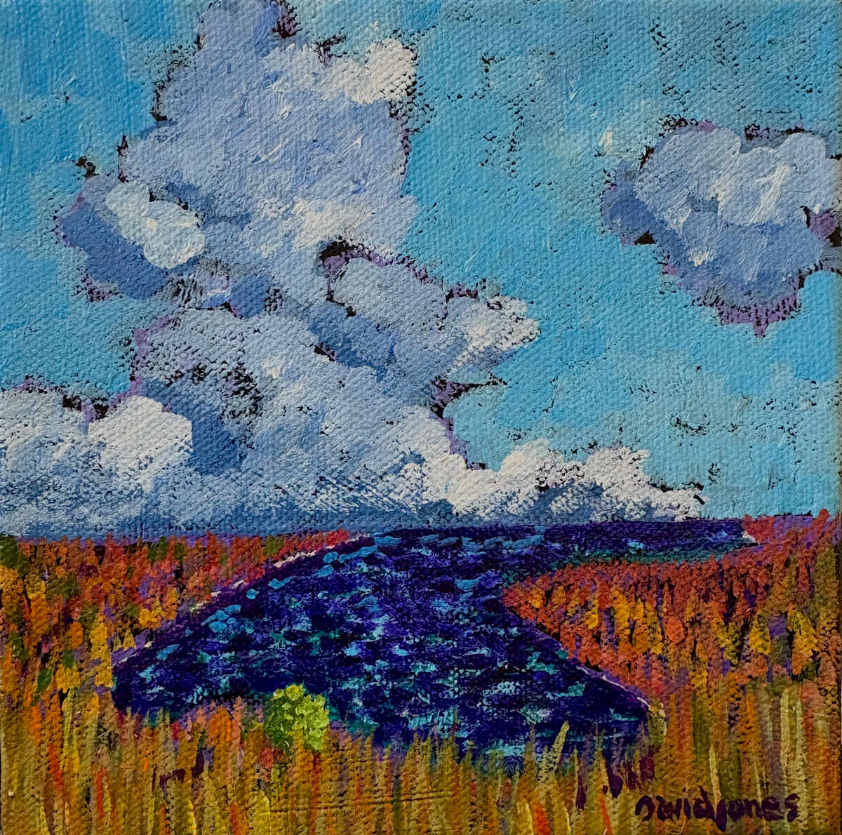 Purple Puffs by Dave Jones, Image 1.