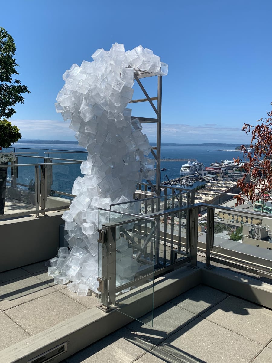 Climate Change by Joseph McDonnell  Image: New Location:  Four Seasons Hotel, Seattle, WA. Installation Complete July 2022