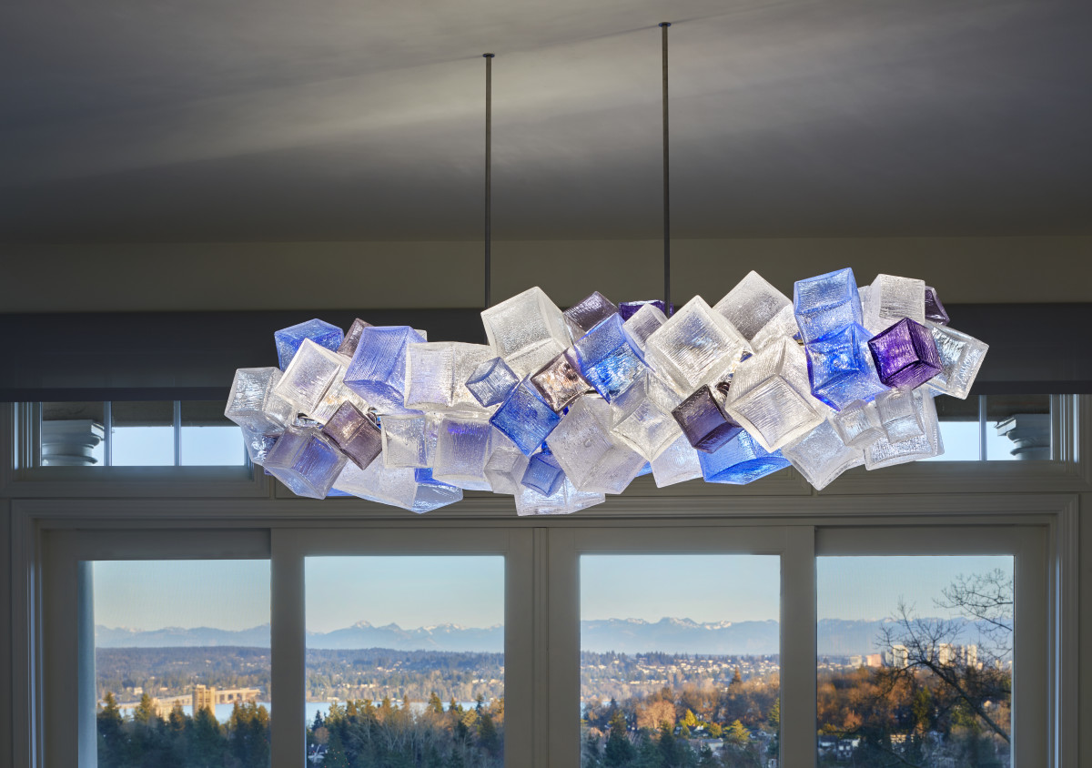 Seattle Private Residence Chandelier by Joseph McDonnell 
