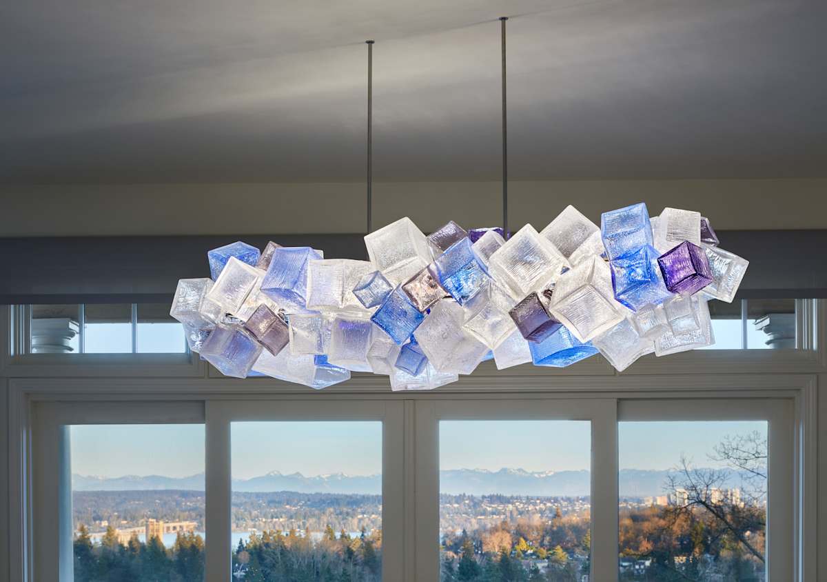 Seattle Private Residence Chandelier by Joseph McDonnell, Image 2.