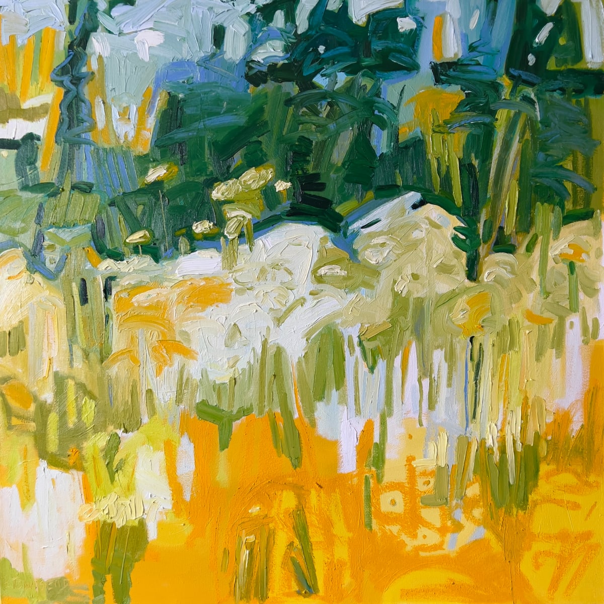 Field of Flowers and Trees by Krista Townsend 