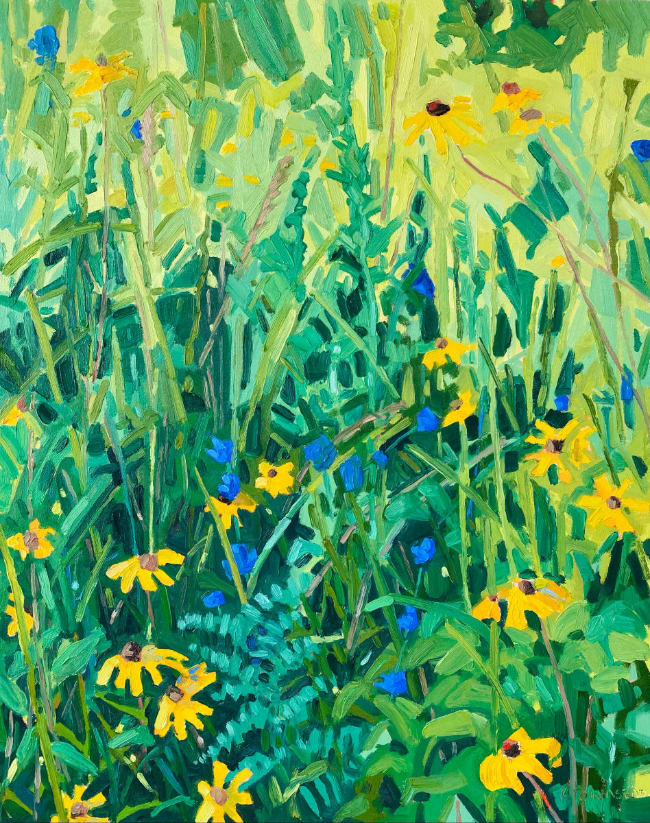 Flowers and Grasses by Krista Townsend  Image: The painting from the front.