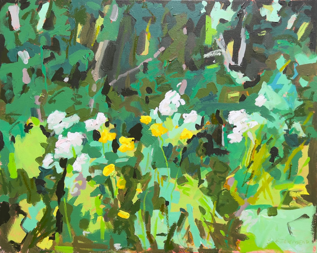 Green Exploration by Krista Townsend  Image: The painting from the front.
