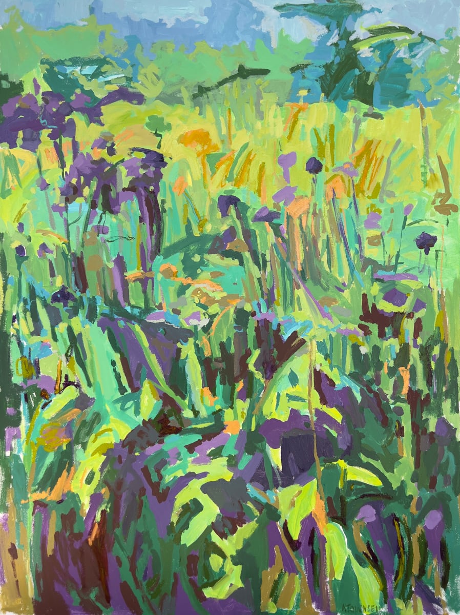 Purple Field by Krista Townsend  