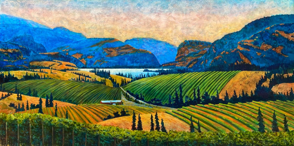 The Vineyards of Ok Falls by Melissa Jean 