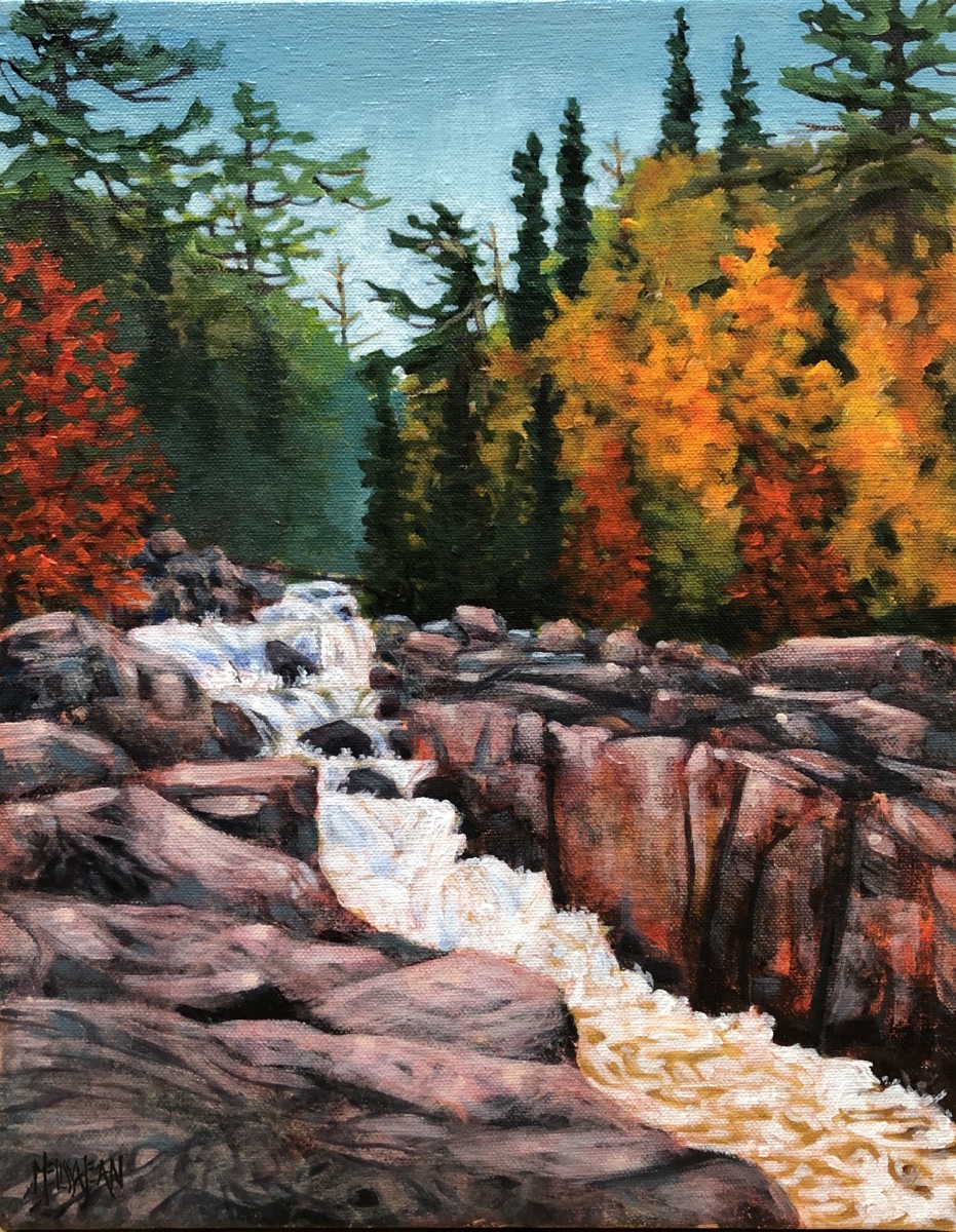 Falls at Sand River by Melissa Jean 