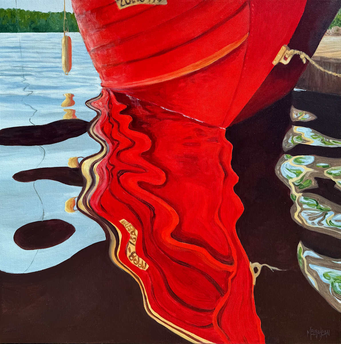 Reflecting at Leisure by Melissa Jean 