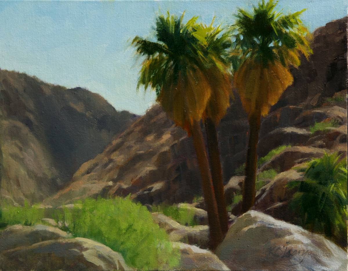 Anza Borrego Palms by Kathy O'Leary 