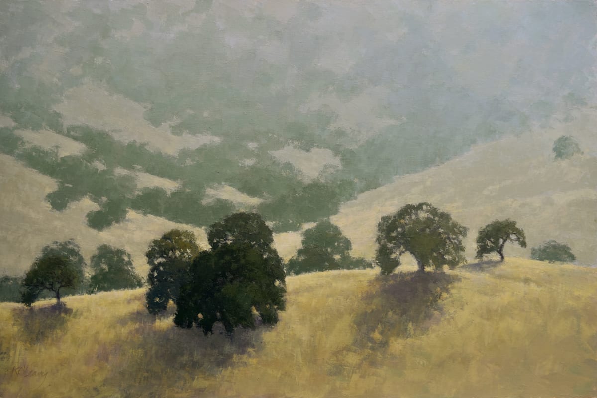 Distant Haze Over Oak Savanna 
