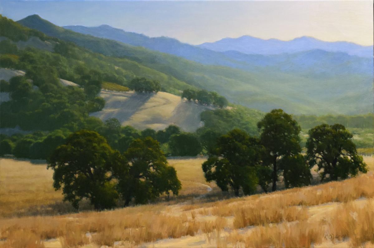 Sunrise Over The Valley by Kathy O'Leary 