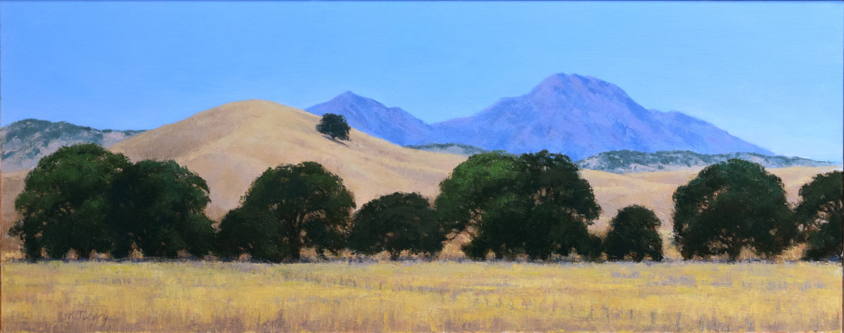 Summer Fields Below Mount Diablo by Kathy O'Leary 