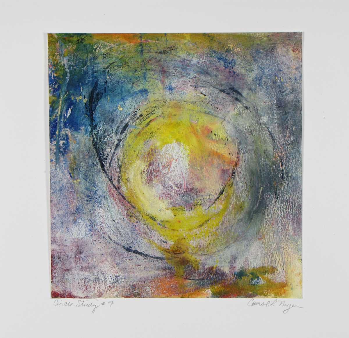 Circle Study#7 by Carol L Myers, Image 1.