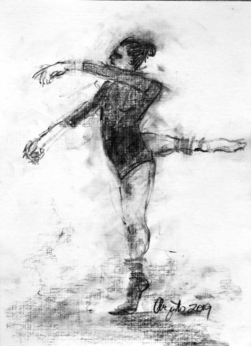 Dancer Leg Up by Frank Argento, Image 1.
