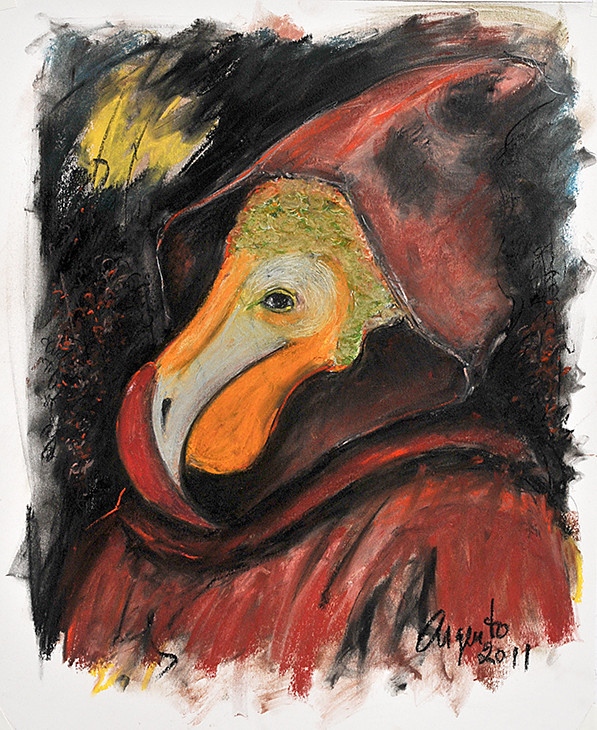 At blokere Et centralt værktøj, der spiller en vigtig rolle forpligtelse Dodo Bird Mask from the collection of Frank Argento Studio | Artwork Archive