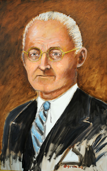 Frank E. Gannett by Frank Argento 