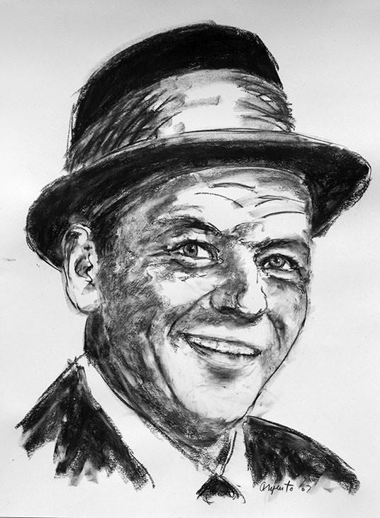 Frank Sinatra - Young by Frank Argento 