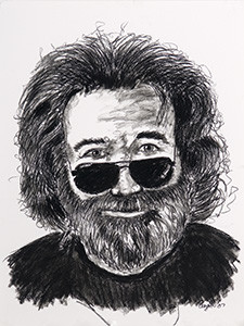 Jerry Garcia by Frank Argento 