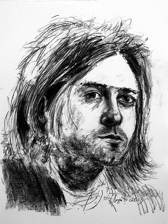 Kurt Cobain by Frank Argento 