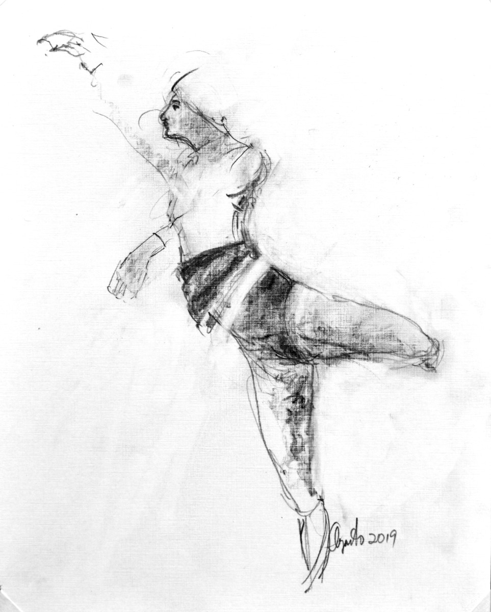 Leaping Dancer  II by Frank Argento 