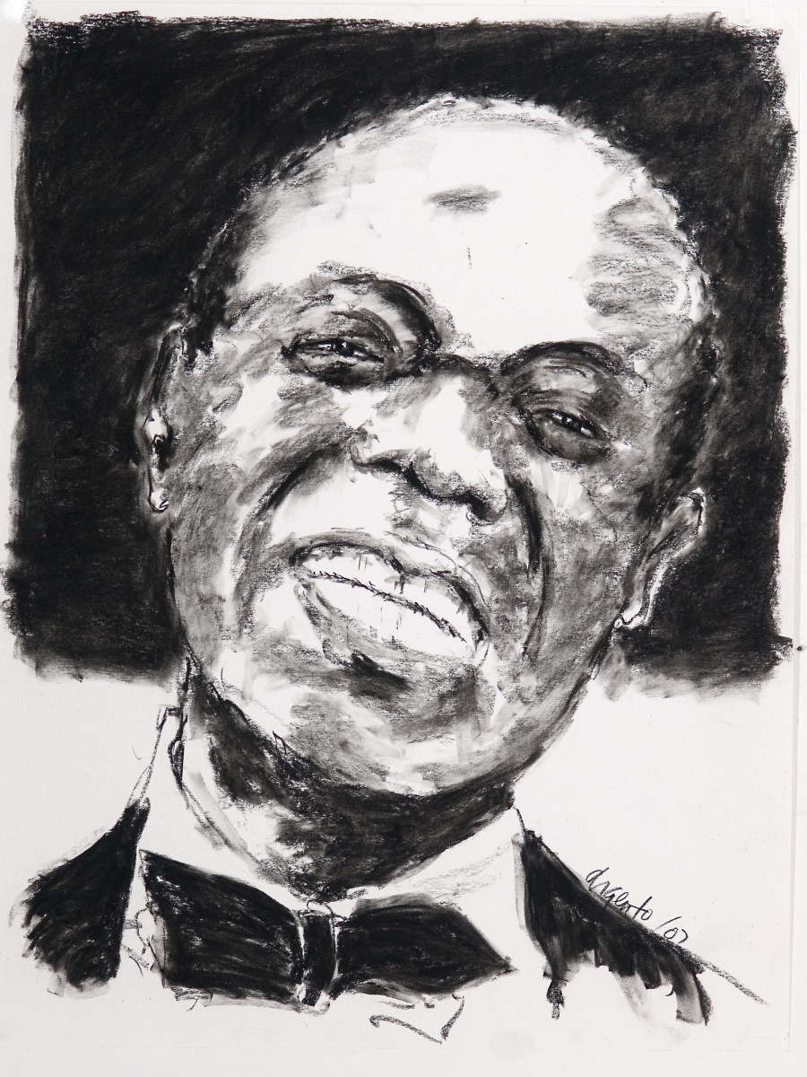 Louis Armstrong by Frank Argento 