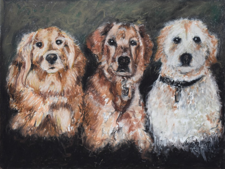 Murphy, Casey & Toby by Frank Argento 