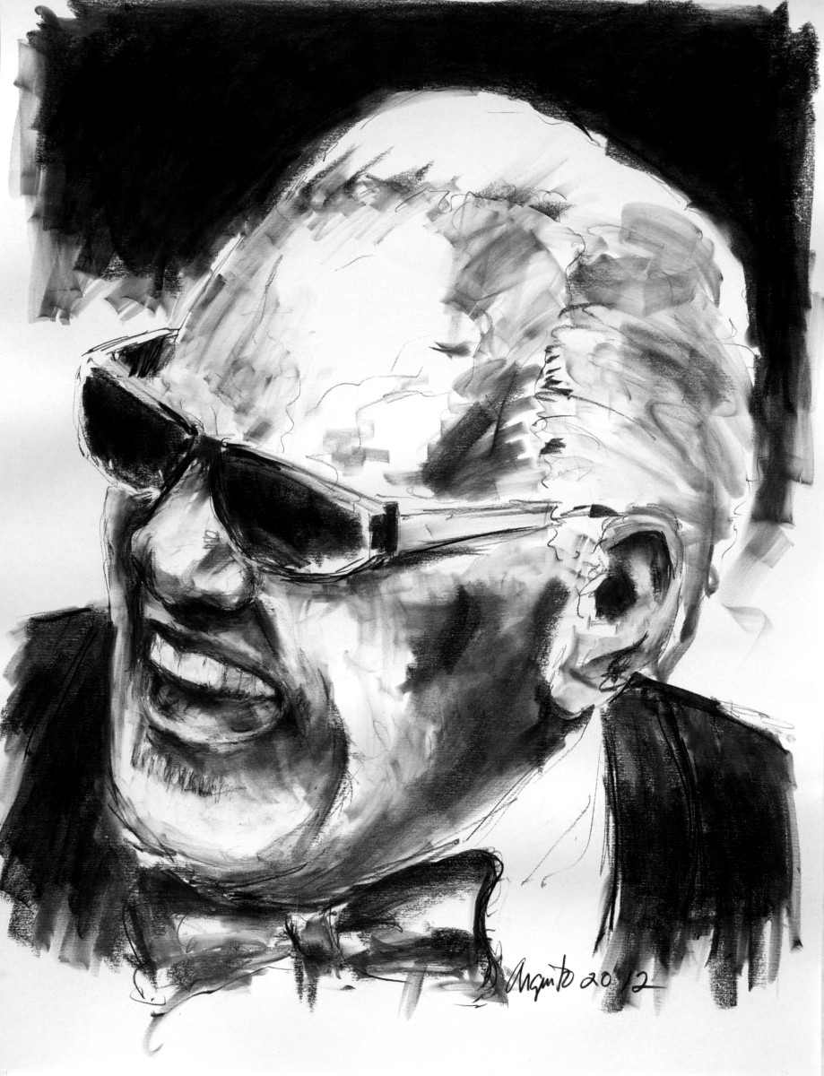 Ray Charles by Frank Argento 