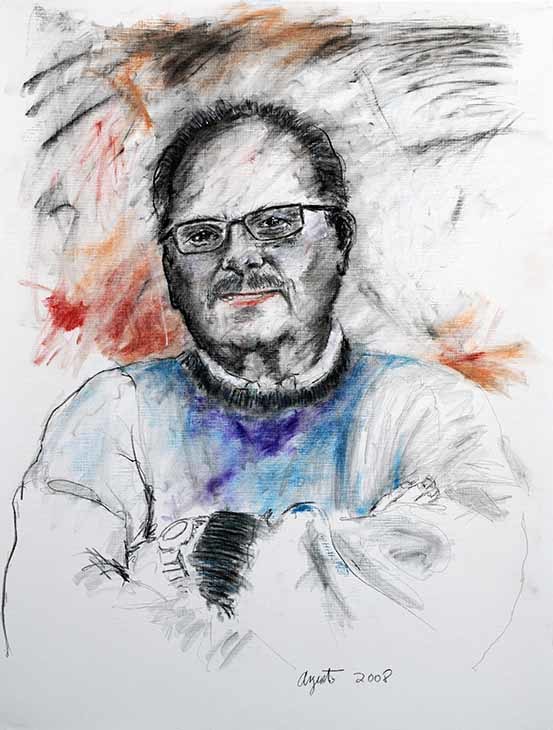 Self Portrait of Artist by Frank Argento 