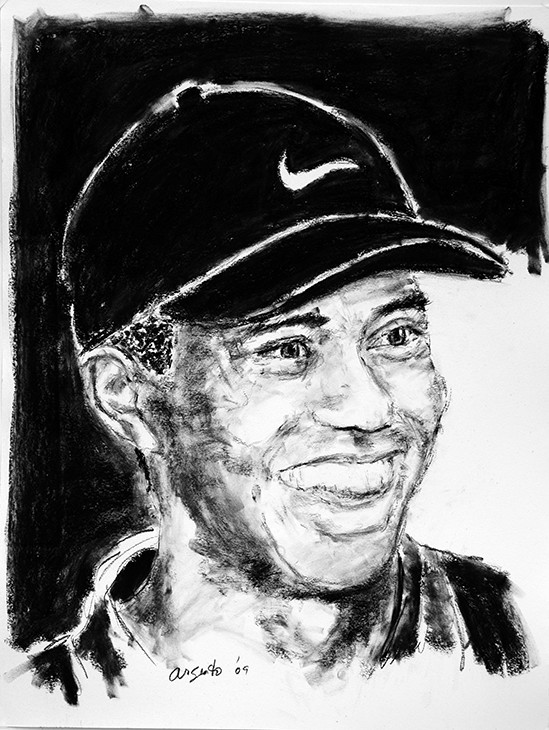 Tiger Woods by Frank Argento 