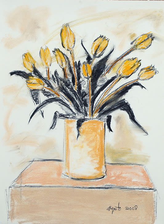 Yellow Tulips by Frank Argento 