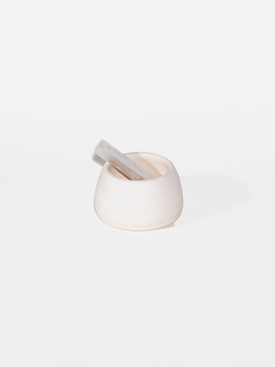 Bowl and Selenite Stick by Rob Andrade 