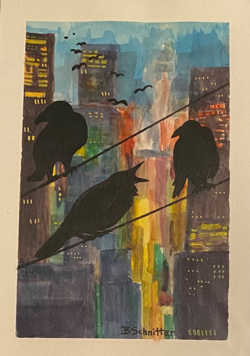 City Crows by Bonnie Schnitter 