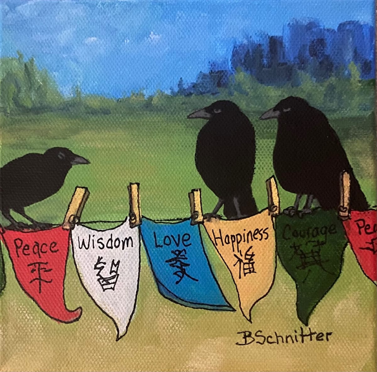 Prayer Flags by Bonnie Schnitter 