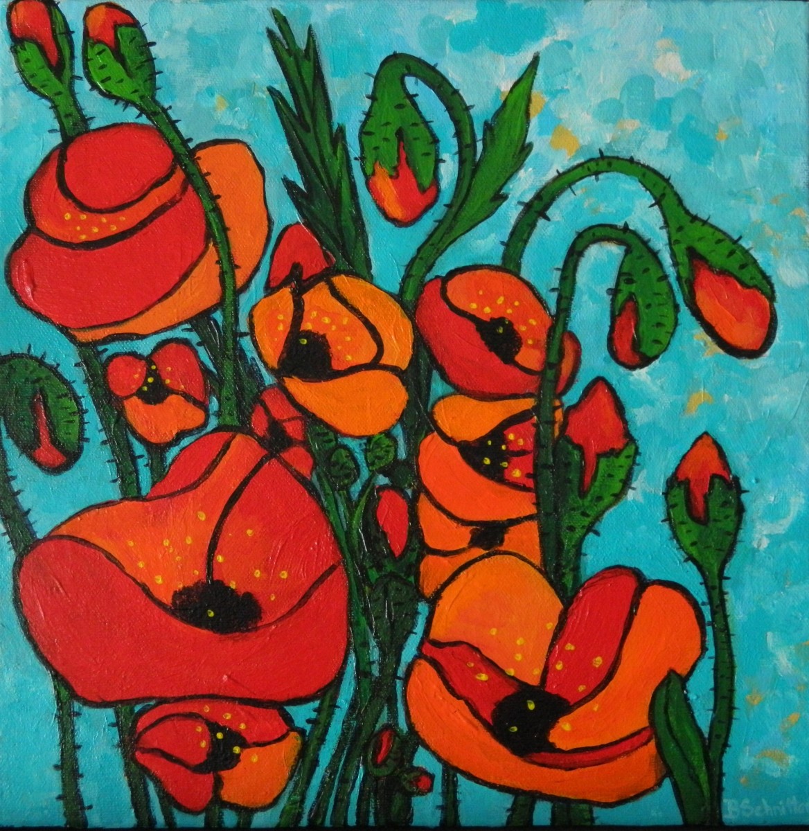 Poppies 1 by Bonnie Schnitter 