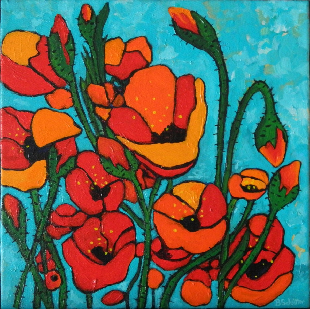 Poppies 2 by Bonnie Schnitter 