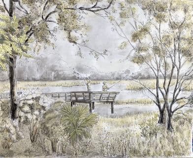 Fishing by Ning Xie 