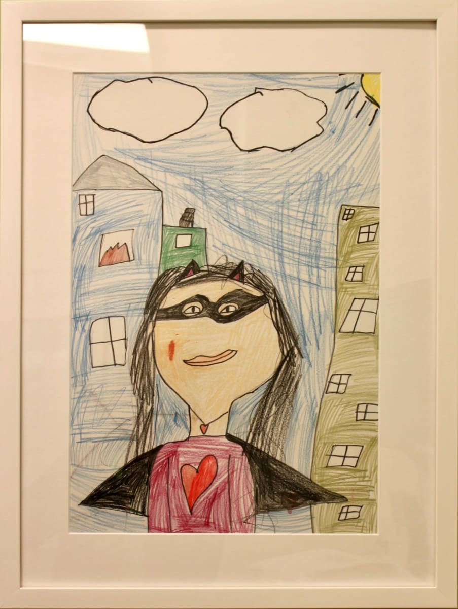 Superhero Self-Portrait by Community Project- Arts in Healing 