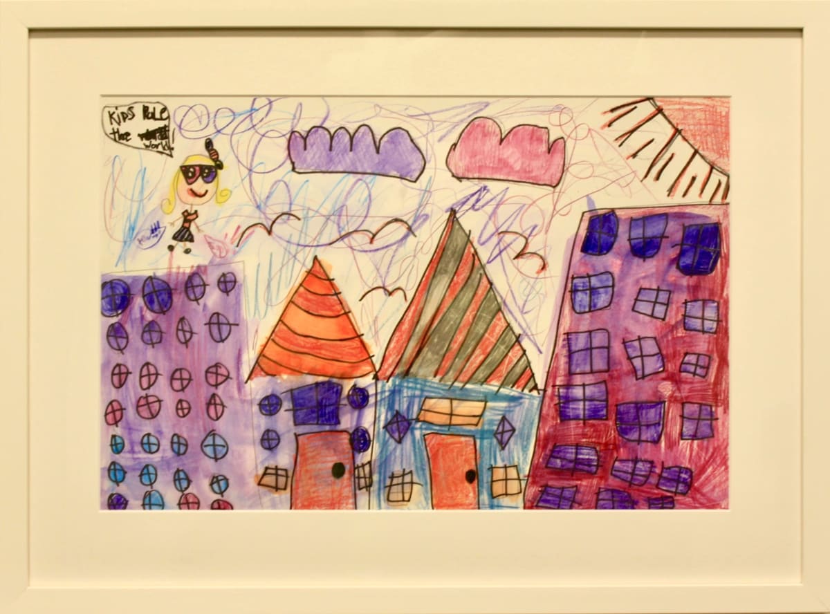 Superhero Self-Portrait by Community Project- Arts in Healing 