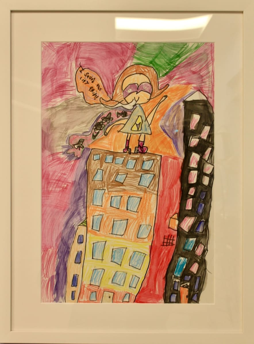 Superhero Self-Portrait by Community Project- Arts in Healing 