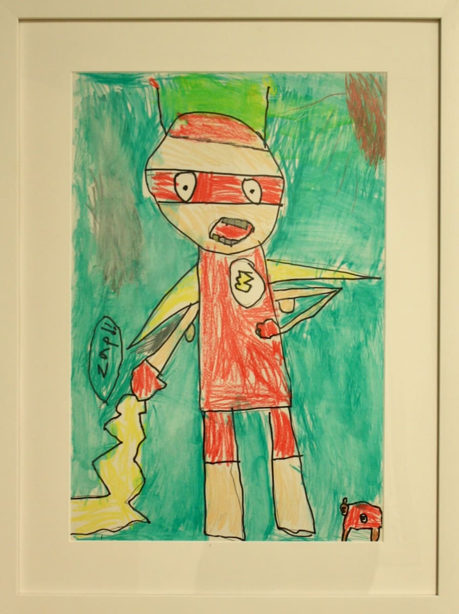 Superhero Self-Portrait by Community Project- Arts in Healing 