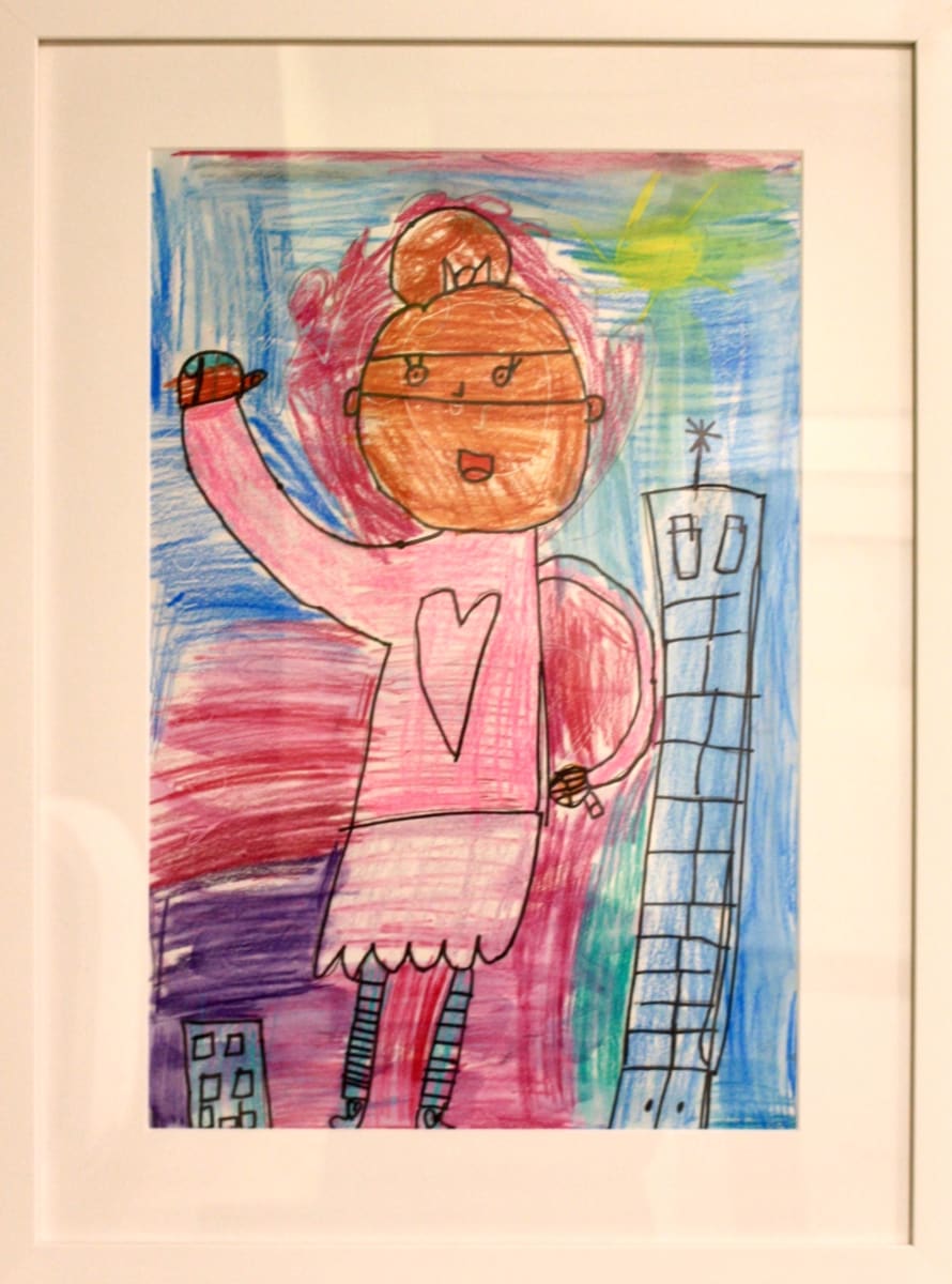 Superhero Self-Portrait by Community Project- Arts in Healing 