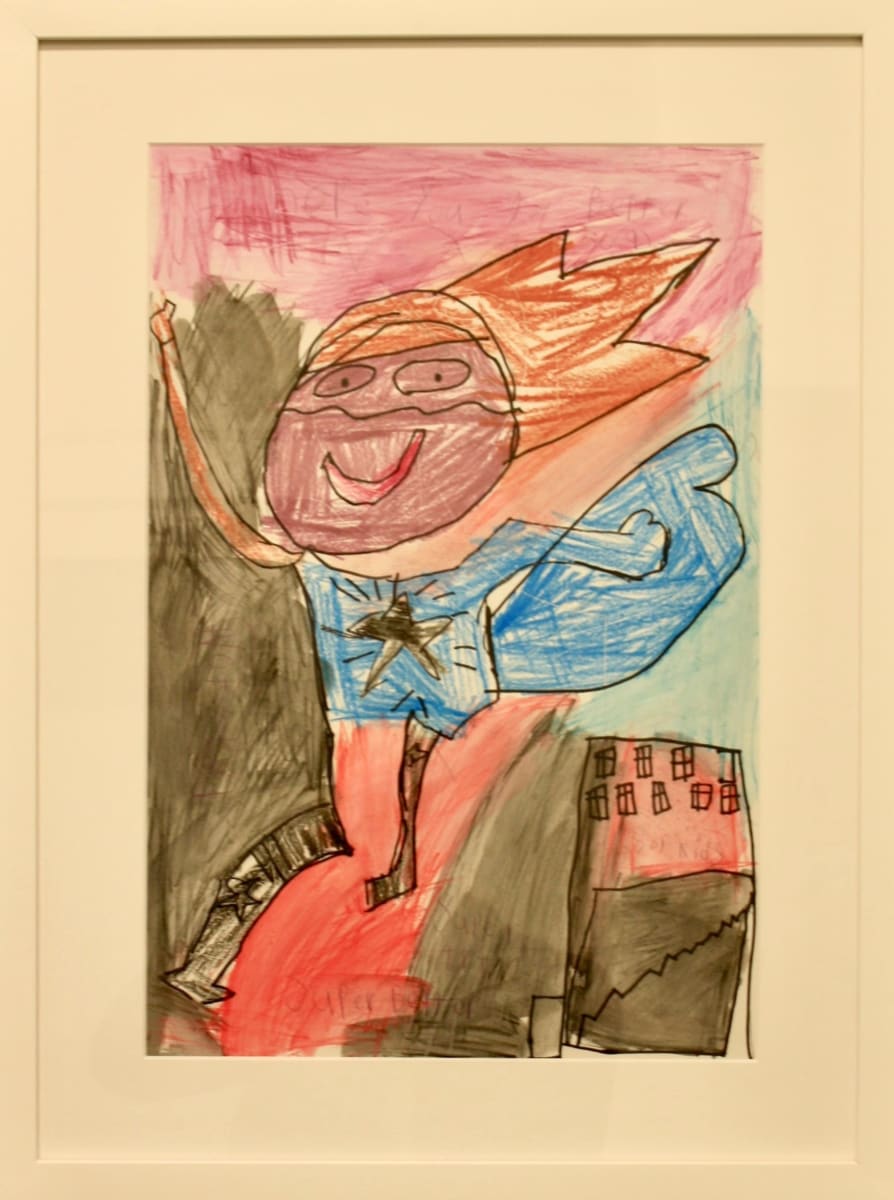 Superhero Self-Portrait by Community Project- Arts in Healing 